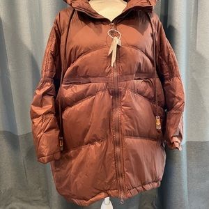 Feather Down Oversized Puffer Jacket